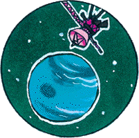 ネプツニウムの語源である海王星を描いたイラスト